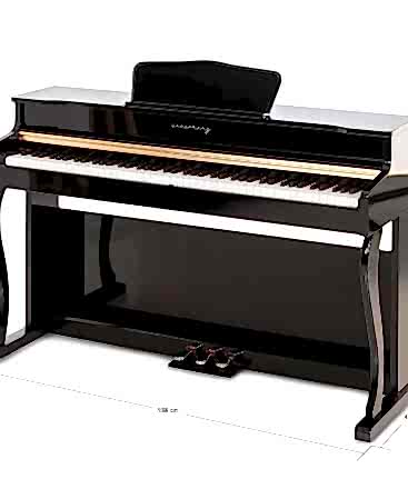 Arsenberg ADP1977BV3 Siyah Dijital Piyano 2024 Yeni Versiyon
